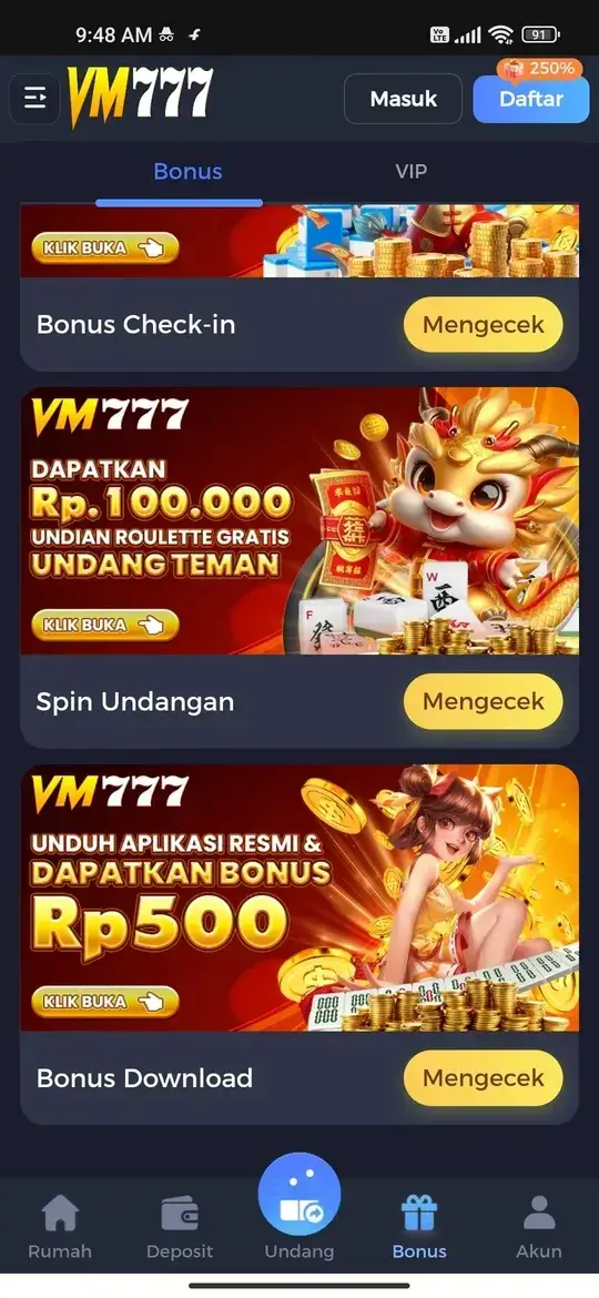 VM777 halaman bonus