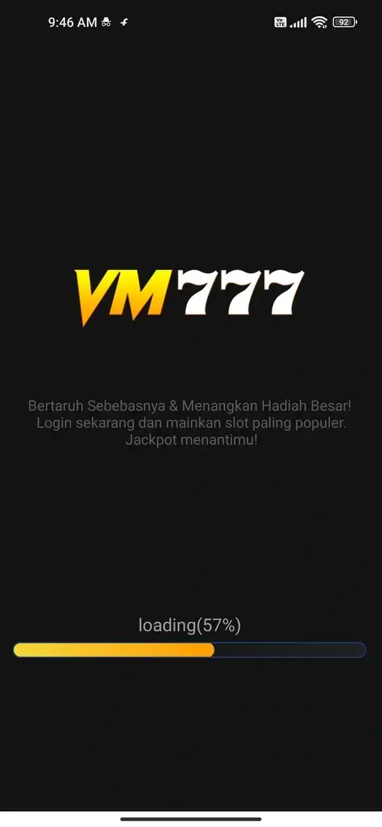 VM777 loading screen